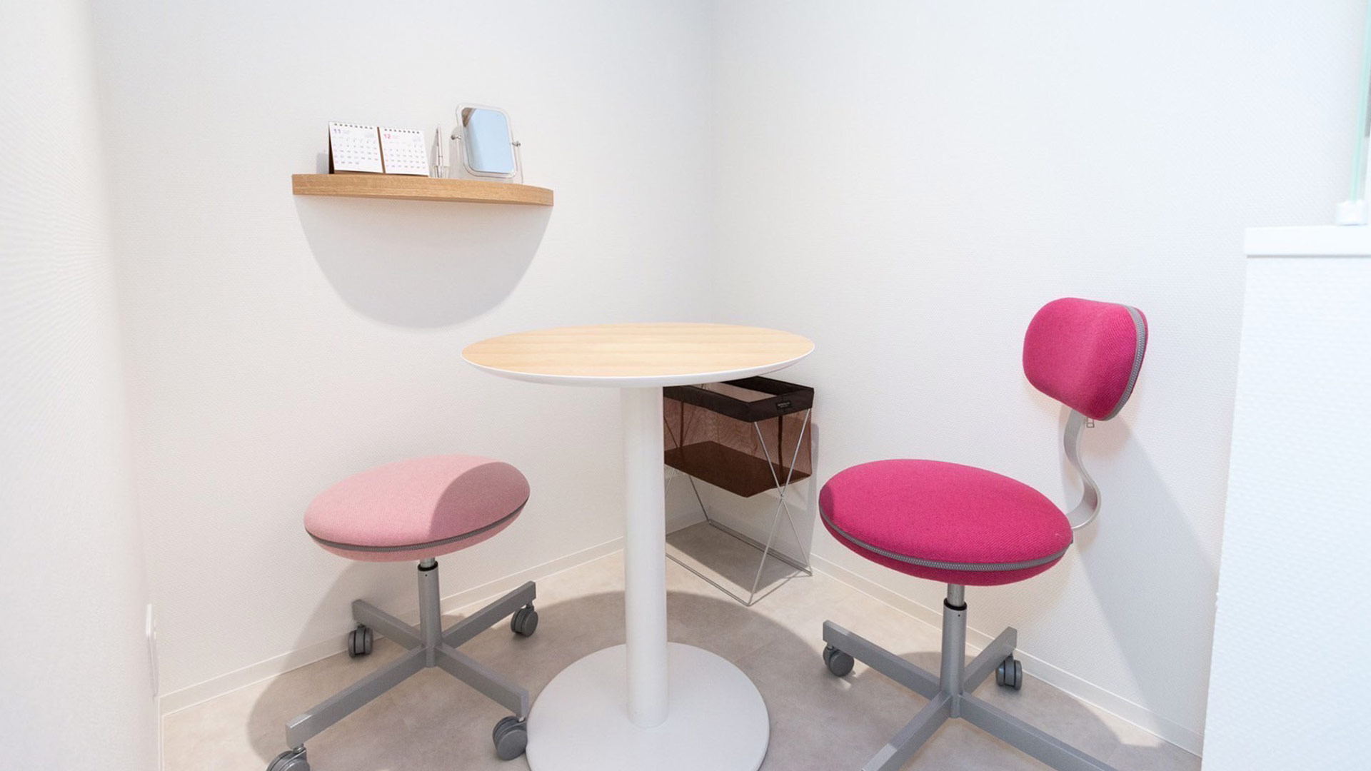 ウェルネス複合施設のカウンセリングルーム